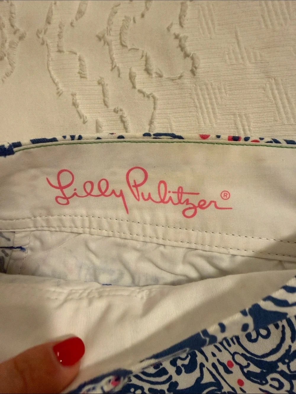 Lilly Pulitzer The Walsh Short in Indigo Star Crush Starfish Blue print - Picture 6 of 9